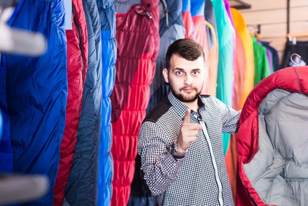 hanging down sleeping bags is the best way to store them